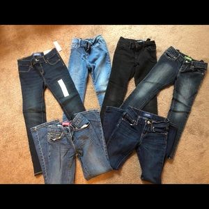 Girls size 6/7 jeans old navy